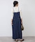 LEDENIM ナローフレアデニムジャンパースカート