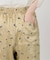 flower刺繍サテンイージーパンツ