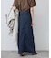 《WEBのみ4サイズ展開》LE DENIM スリットフレアデニムスカート
