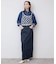 《WEBのみ4サイズ展開》LE DENIM スリットフレアデニムスカート