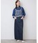 《WEBのみ4サイズ展開》LE DENIM スリットフレアデニムスカート