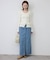 《WEBのみ4サイズ展開》LE DENIM スリットフレアデニムスカート