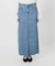 《WEBのみ4サイズ展開》LE DENIM スリットフレアデニムスカート