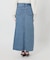 《WEBのみ4サイズ展開》LE DENIM スリットフレアデニムスカート