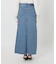 《WEBのみ4サイズ展開》LE DENIM スリットフレアデニムスカート