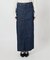 《WEBのみ4サイズ展開》LE DENIM スリットフレアデニムスカート