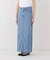 《WEBのみ4サイズ展開》LE DENIM スリットフレアデニムスカート