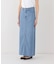 《WEBのみ4サイズ展開》LE DENIM スリットフレアデニムスカート