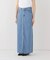 《WEBのみ4サイズ展開》LE DENIM スリットフレアデニムスカート