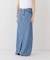 《WEBのみ4サイズ展開》LE DENIM スリットフレアデニムスカート