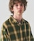 オンブレーチェック レギュラーシャツ