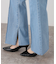 LE DENIM PINNED FLARE LEG