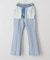 LE DENIM PINNED FLARE LEG