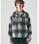 オンブレチェックジップブルゾン