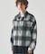 オンブレチェックジップブルゾン