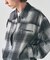 オンブレチェックジップブルゾン