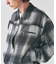 オンブレチェックジップブルゾン