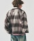 オンブレチェックジップブルゾン