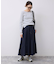 タフタタックギャザースカート