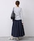 タフタタックギャザースカート