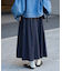 タフタタックギャザースカート