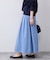 タフタタックギャザースカート