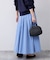 タフタタックギャザースカート