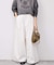 タックワイドパンツ