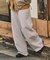 ワイドレッグ スウェットパンツ