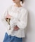 カットワークブラウス