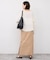 《3サイズ展開/シリーズあり》リネンmixストレッチタイトスカート