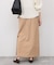 《3サイズ展開/シリーズあり》リネンmixストレッチタイトスカート