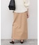 《3サイズ展開/シリーズあり》リネンmixストレッチタイトスカート