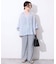 《36サイズのみWEB限定》Blue Flowerパンツ