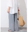 《36サイズのみWEB限定》Blue Flowerパンツ