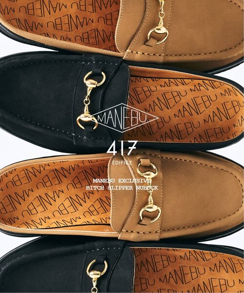 MANEBU / マネブ 417別注 BITCH SLIPPER NUBUCK｜フォーワンセブン