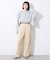 SLOBE シルバーバックルステッチベルト