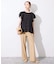crinkle crinkle crinkle SLOBE別注 front tapestry 2way blouse