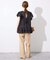 crinkle crinkle crinkle SLOBE別注 front tapestry 2way blouse
