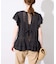 crinkle crinkle crinkle SLOBE別注 front tapestry 2way blouse