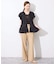 crinkle crinkle crinkle SLOBE別注 front tapestry 2way blouse