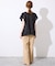 crinkle crinkle crinkle SLOBE別注 front tapestry 2way blouse