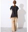 crinkle crinkle crinkle SLOBE別注 front tapestry 2way blouse