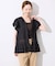 crinkle crinkle crinkle SLOBE別注 front tapestry 2way blouse