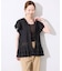 crinkle crinkle crinkle SLOBE別注 front tapestry 2way blouse