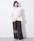crinkle crinkle crinkle SLOBE別注 front tapestry 2way blouse