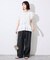 crinkle crinkle crinkle SLOBE別注 front tapestry 2way blouse