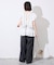 crinkle crinkle crinkle SLOBE別注 front tapestry 2way blouse