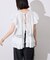 crinkle crinkle crinkle SLOBE別注 front tapestry 2way blouse