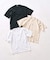 トーナルステッチ ヘンリーネックTシャツ